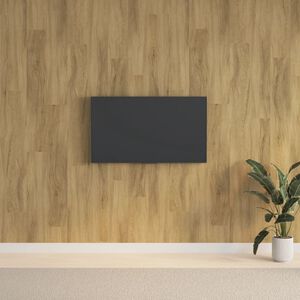 vidaXL Wandpanelen houtlook 2,06 m&sup2; PVC bruin