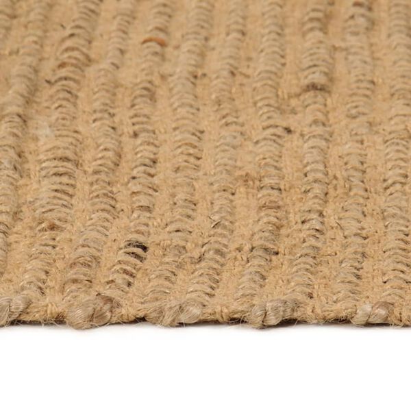 vidaXL Vloerkleed rechthoekig 80x160 cm jute naturel
