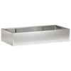 vidaXL Retentiewall 6 st 200 x 100 x 40 cm Roestvrij staal zilver