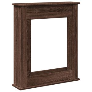 vidaXL Haardombouw 75x20x87,5 cm bewerkt hout bruin eikenkleurig