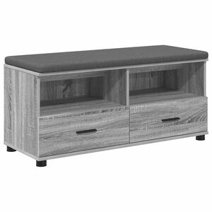 vidaXL Halbank Grijze Sonoma 100 x 38 x 46 cm