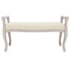 vidaXL Bankje 110x45x60 cm linnen