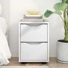 vidaXL Nachtkastje met lade Wit 30,5 x 30 x 43 cm Bewerkt hout