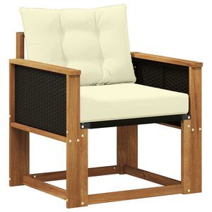 vidaXL Buiten Midden Sofa Massief Acaciahout Naturel