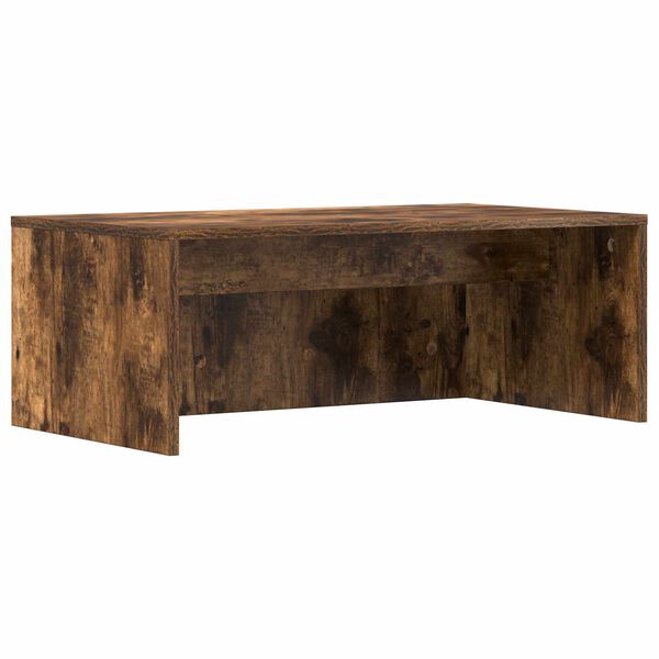 vidaXL Wandbureau Gerookt eiken 80 x 45 x 30 cm Bewerkt hout