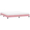 vidaXL Bedframe zonder matras 180x210 cm fluweel roze