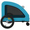 vidaXL Hondenfietstrailer oxford stof en ijzer blauw