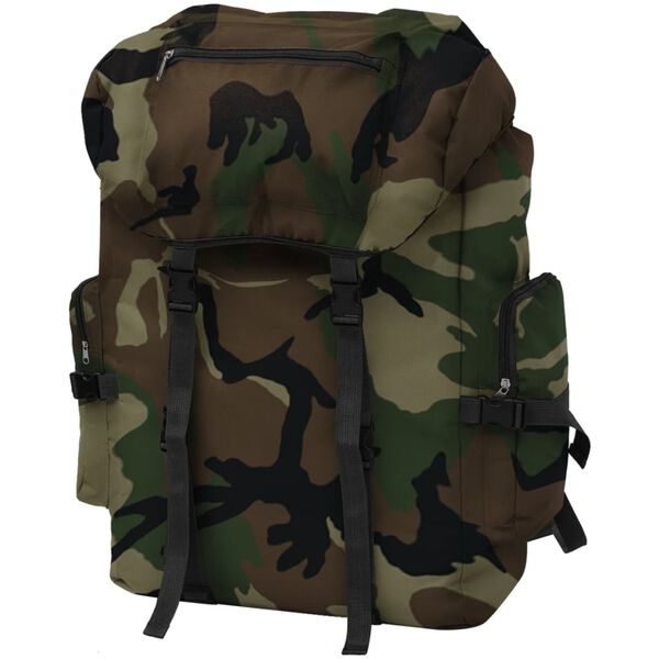 vidaXL Rugzak legerstijl 65 L camouflage