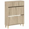vidaXL Schoenenkast ARNHEM 78 x 24 x 103 cm Bewerkt hout Sonoma Eiken