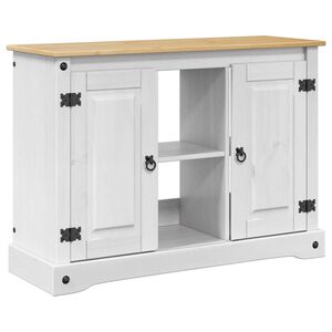 vidaXL Aquarium Stand CORONA Wit en Bruin 101,5 x 37 x 73 cm 300 kg