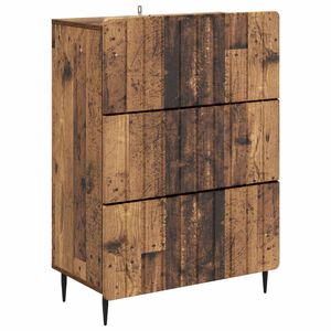 vidaXL Ladenkast Oud hout 66 x 34,5 x 92 cm Bewerkt hout