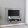 vidaXL Tv-wandmeubel 120x23,5x90 cm bewerkt hout betongrijs