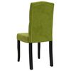 vidaXL Eetkamerstoelen 4 st fluweel lichtgroen