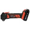 YATO Multitool met 2,0 Ah Li-ion-accu 18 V oscillerend