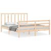 vidaXL Bedframe zonder matras massief grenenhout 160x200 cm
