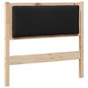 vidaXL Hoofdbord Anders Bruin 90 cm Massief grenenhout