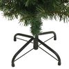 vidaXL Kunstkerstboom met standaard smal 210 cm PVC groen