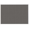 vidaXL Verzwaringsdeken 135x200 cm 10 kg stof grijs