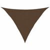vidaXL Zonnezeil 160 g/m&sup2; 3x3x4,2 m HDPE bruin