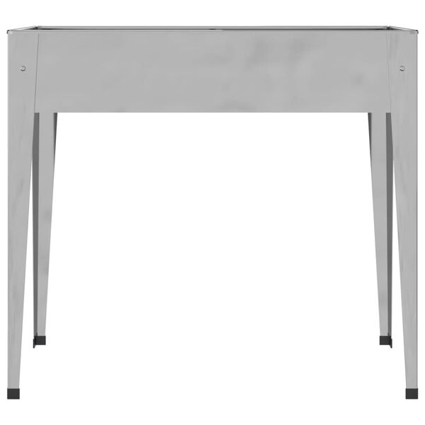vidaXL Plantenbak 100,5x40,5x90 cm gegalvaniseerd staal