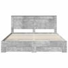 vidaXL Bedframe met lade met hoofdeinde met opslag Bewerkt hout
