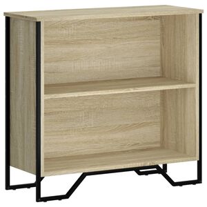 vidaXL Boekenkast 80x31x74,5 cm bewerkt hout sonoma eikenkleurig