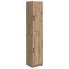 vidaXL Kastenset 2 st Artisanaal eiken Bewerkt hout