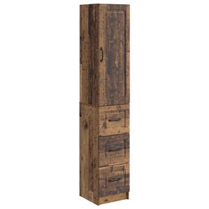 vidaXL Kastenset 2 pcs Oud hout 33 x 34,5 x 87 cm Bewerkt hout