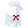 vidaXL 3D Kerst Rendier LOVIISA 140 LED's Blauw 55 x 22 x 63 cm