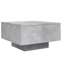 vidaXL Salontafel 55x55x31 cm bewerkt hout betongrijs