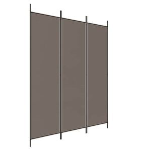 vidaXL Kamerscherm met 3 panelen 150x200 cm stof antracietkleurig