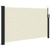 vidaXL Windscherm uittrekbaar 120x600 cm cr&egrave;me