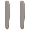 vidaXL Hoofdbord oor Beige 80 x 23 x 6 cm Stof