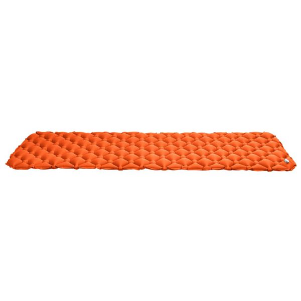 vidaXL Luchtmatras opblaasbaar 58x190 cm oranje