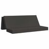 vidaXL Vouwbare Bankbed 180 x 67 x 45 cm Donkergrijs