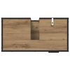 vidaXL Badkamerkast Artisan Eiken 65 x 33 x 60 cm Bewerkt hout