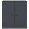 vidaXL Dressoir 67x39x73 cm staal antracietkleurig