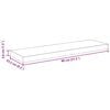 vidaXL Wandschappen zwevend 2 st 80x23,5x3,8 cm MDF grijs