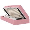 vidaXL Opbergbed met matras met opslag Roze 90 x 190 cm Fluweel