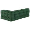 vidaXL Pallet Sofa Kussen Groen Stof