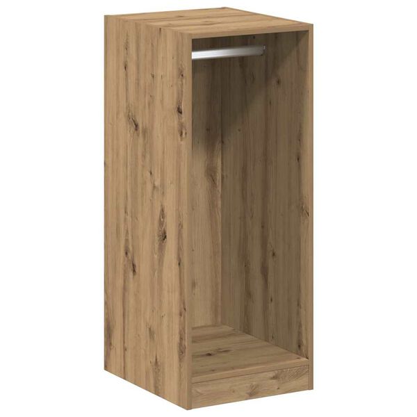 vidaXL Kledingkast met plank artisanaal eikenkleurig 41 x 48 x 102 cm
