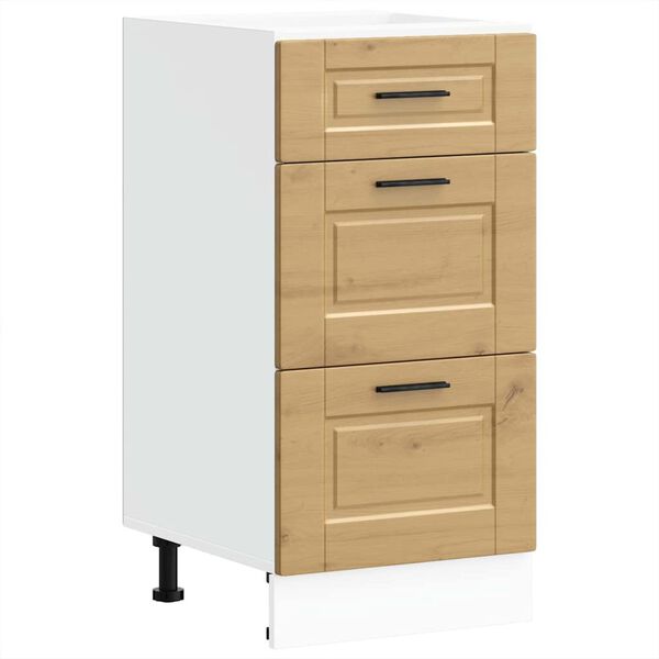 vidaXL Onderkast Porto bewerkt hout artisanaal eikenkleur