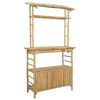 vidaXL Buiten Bartafel Naturel 110 x 50 x 210 cm Bamboe