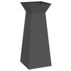 vidaXL Pilaar Plantenbak Zwart 40 x 40 x 100 cm