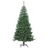 vidaXL Kerstboom met 150 LED met standaard Groen 120 cm PVC