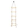 vidaXL Touwladder 200 cm hout