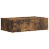 vidaXL Wandmontage Zijtafel 59 x 34,5 x 17 cm Bewerkt hout