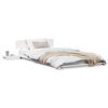 vidaXL Bedframe Wit 80 x 200 cm Hout