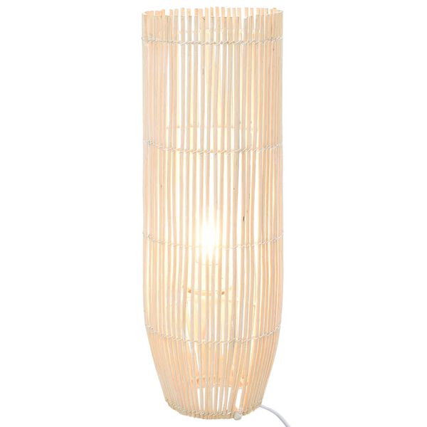 vidaXL Vloerlamp E27 84 cm wilgen wit