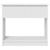 vidaXL Wandtafel met lades 85,5x38,5x74,5 cm wit